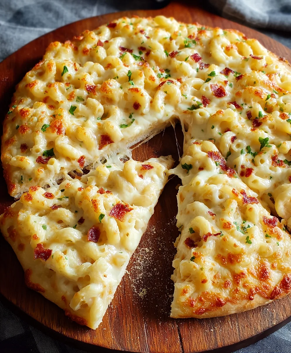 Ultimate Mac and Cheese Pizza- Delicious Comfort Food