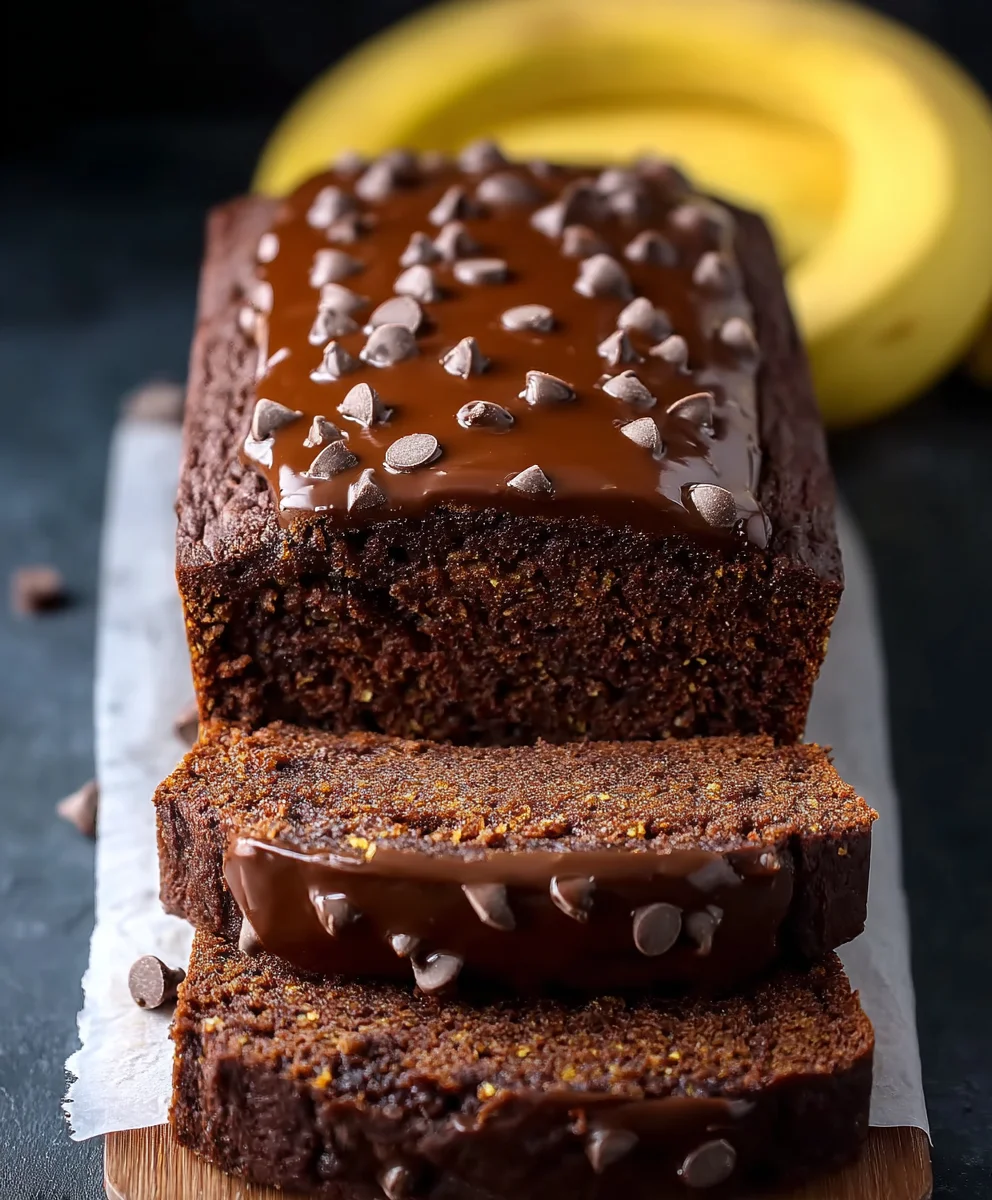 Healthy Chocolate Banana Bread-Guilt-Free Treat