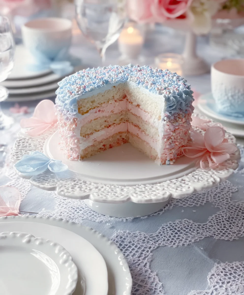 Coquette Party Dreamy Pink Blue Bliss - Dessert Recipes