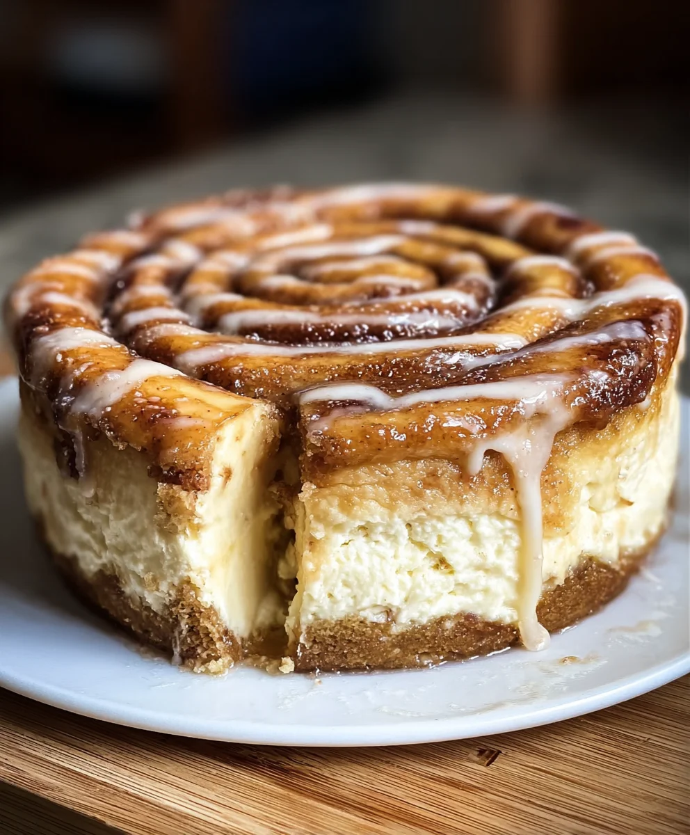 Cinnamon Roll Honeybun Cheesecake Recipe