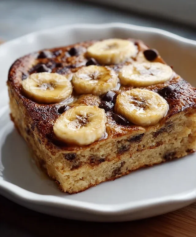Gluten Free Banana Pancake Bake