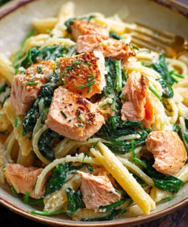 Salmon Spinach Pasta Dish: A Delicious and Nutritious Recipe to Try Today
