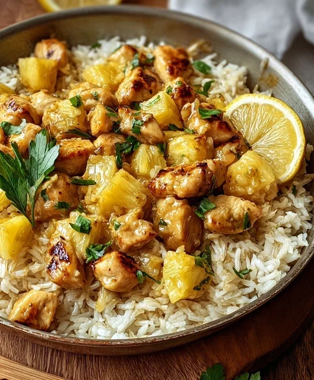 Pineapple Chicken and Rice