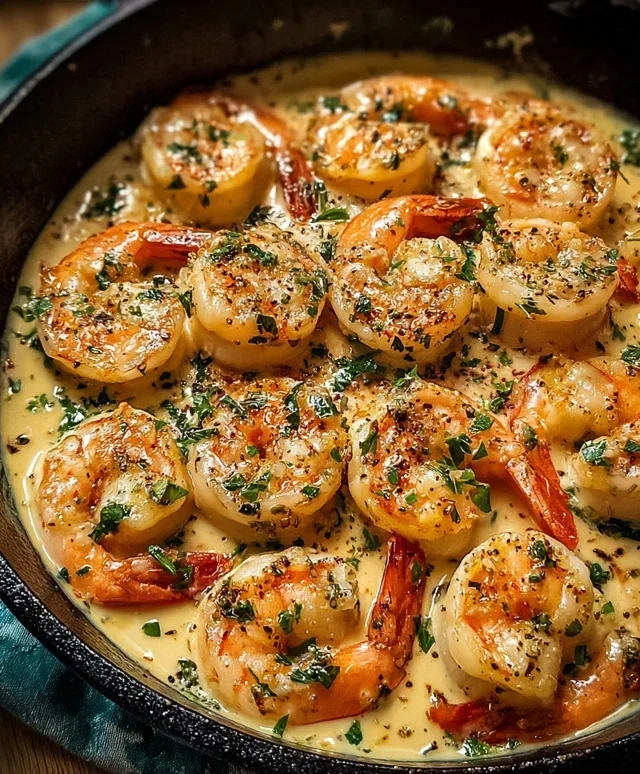 Creamy Garlic Shrimp