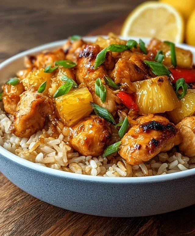 Pineapple Chicken and Rice