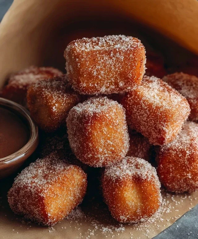 Sweet Air Fryer Churro Bites Recipe