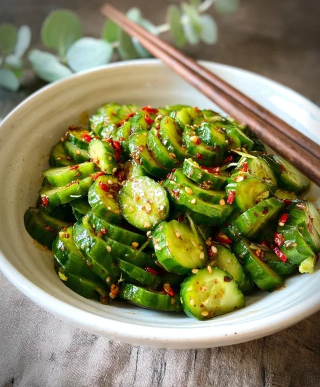 Spicy Asian Cucumber Salad