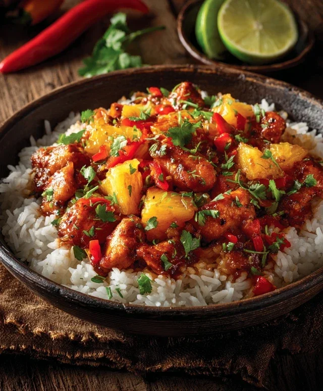 Pineapple Chicken and Rice