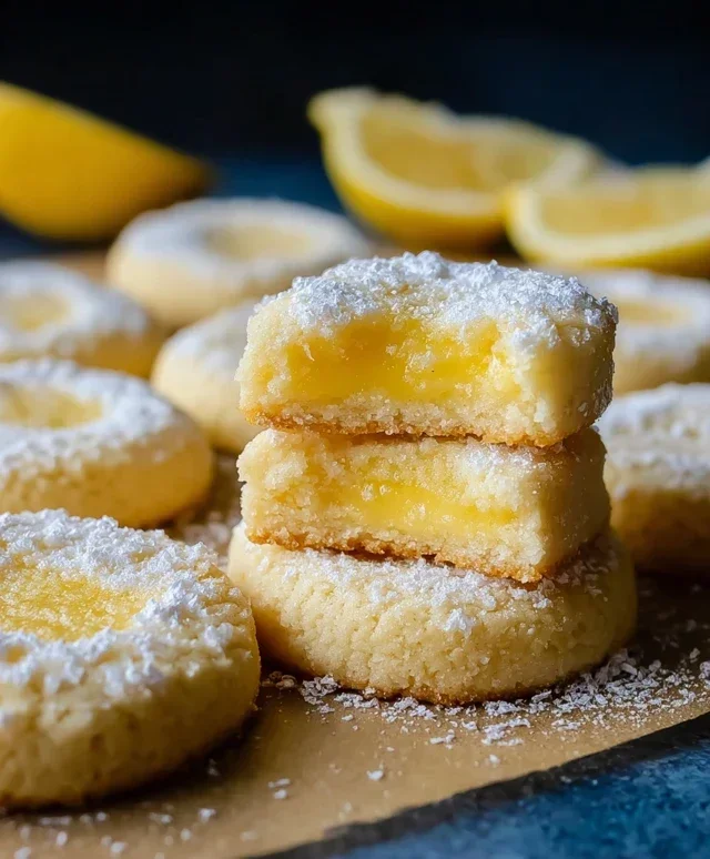 Lemon Bar Butter Cookies