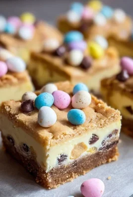 Mini Egg Cheesecake Cookie Bars