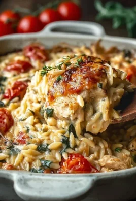 Orzo Tuscan Chicken Bake