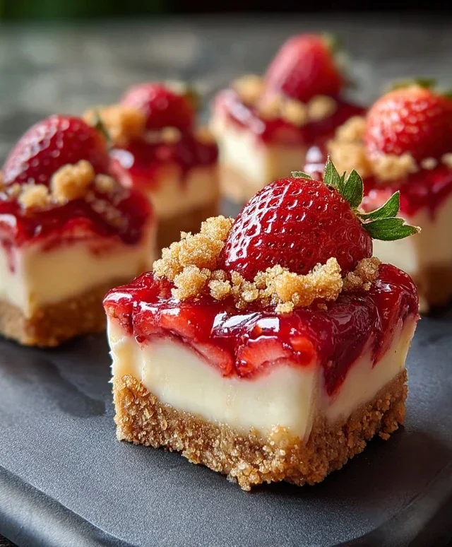 Strawberry Crunch Cheesecake Bites
