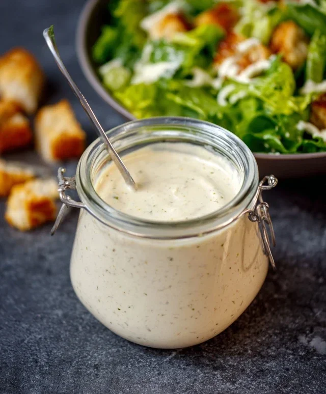 Homemade Caesar Salad Dressing