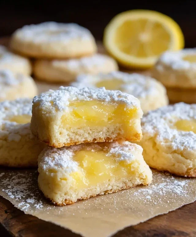 Lemon Bar Butter Cookies