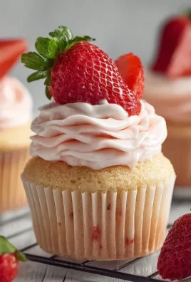 Fresh Strawberry Cupcakes