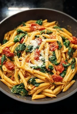 One-Pot Spinach Tomato Pasta