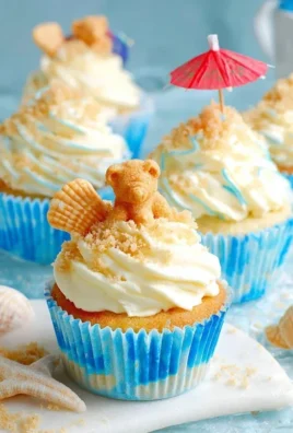 Beach Party Cupcakes