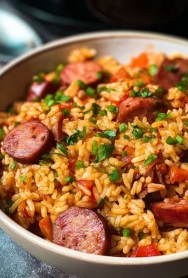 One Pot Smoked Sausage And Rice