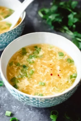 Homemade Egg Drop Soup (Keto & Gluten Free)