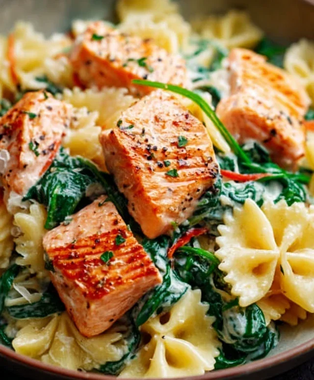 Salmon Spinach Pasta Dish: A Delicious and Nutritious Recipe to Try Today