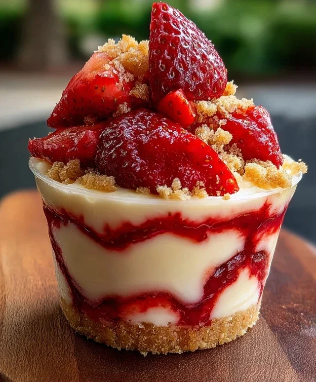 Strawberry Cheesecake Cups