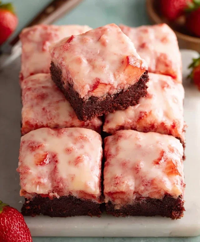 Strawberry Brownies