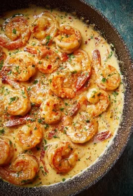 Creamy Garlic Shrimp (15 mins)
