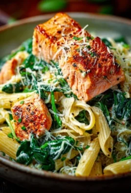 Salmon Spinach Pasta Dish: A Delicious and Nutritious Recipe to Try Today
