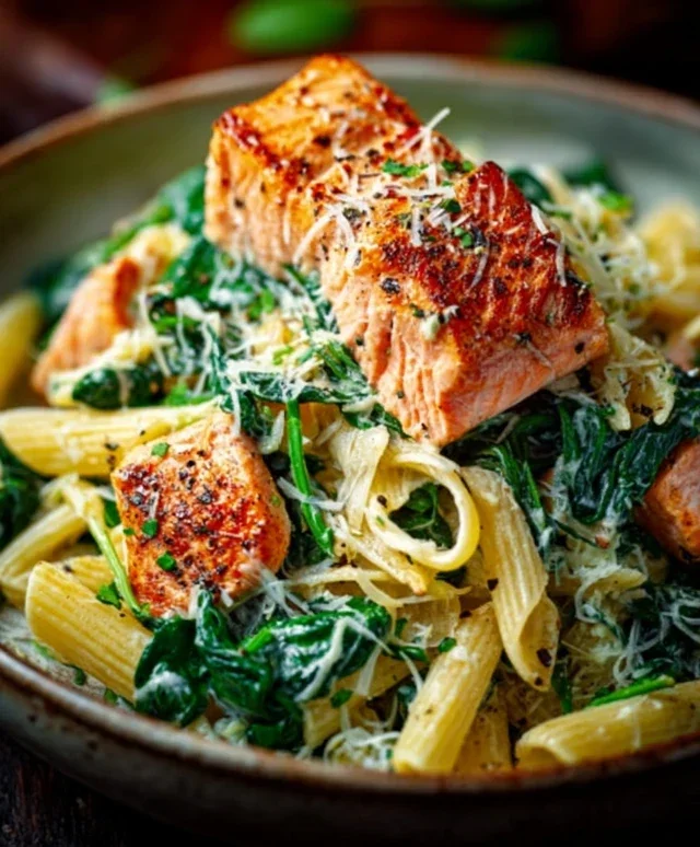 Salmon Spinach Pasta Dish: A Delicious and Nutritious Recipe to Try Today