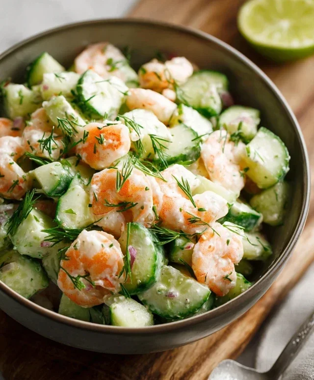 Cucumber Shrimp Salad