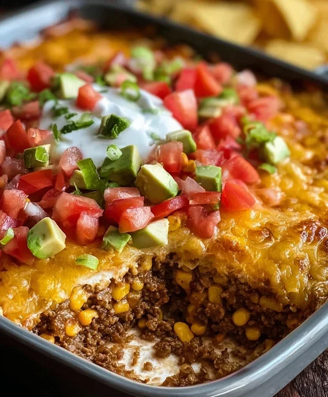 Walking Taco Casserole