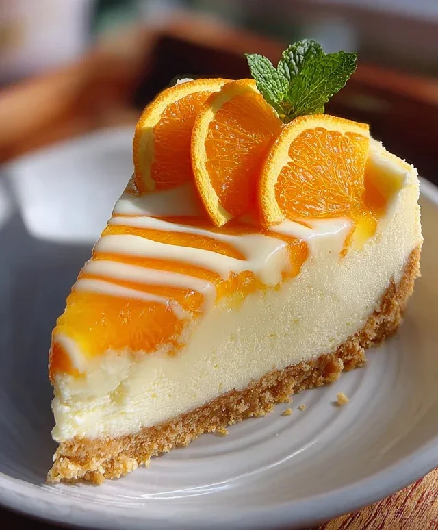 Orange Creamsicle Cheesecake