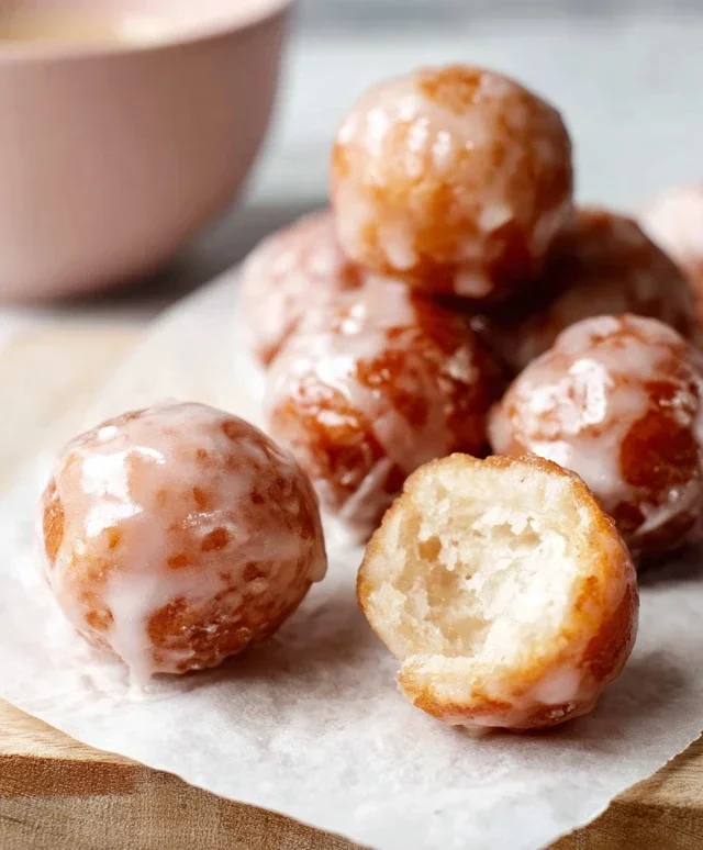 Easy Keto Glazed Donut Balls