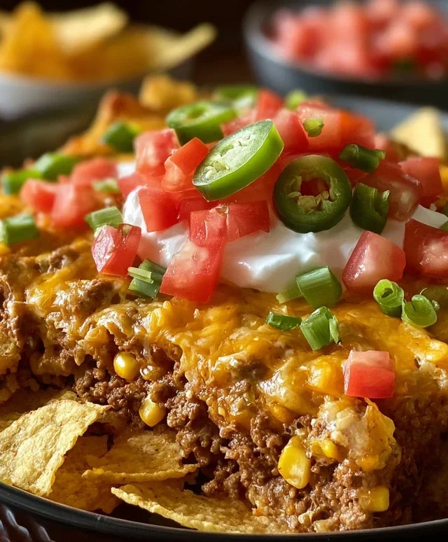 Walking Taco Casserole