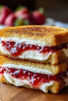 Fried Strawberry Cheesecake Sandwiches