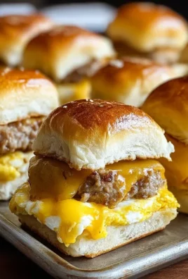 Sausage Egg and Cheese Breakfast Sliders