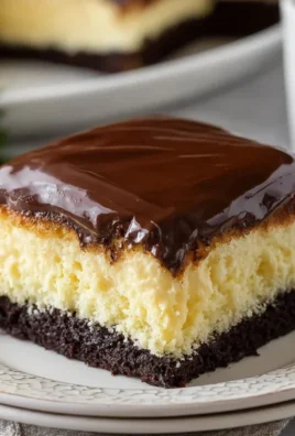 Boston Cream Poke Cake
