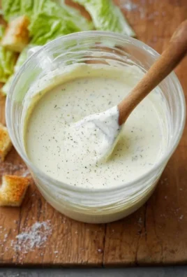 Caesar Salad Dressing (Classic, Creamy & 5 Minutes) 🥗