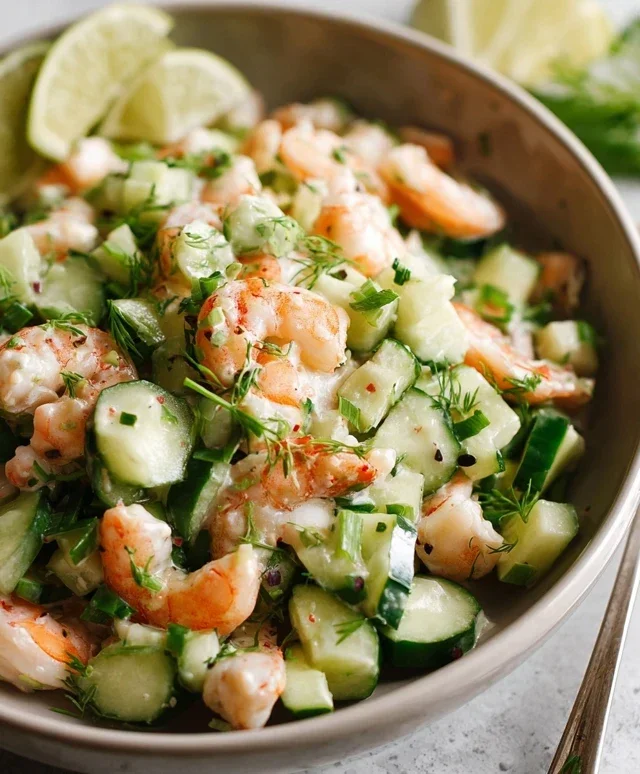 Cucumber Shrimp Salad