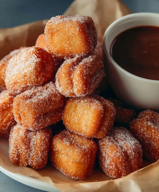 Sweet Air Fryer Churro Bites Recipe