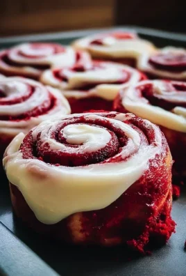 Red Velvet Cinnamon Rolls with Cream Cheese Icing