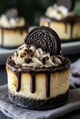 Oreo Overload Stuffed Mini Cheesecake
