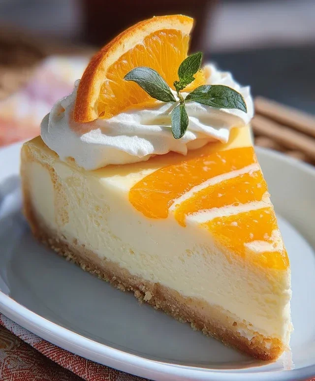 Orange Creamsicle Cheesecake