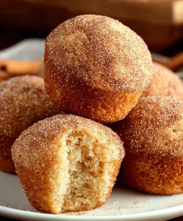 Keto Muffins- Classic Cinnamon "Sugar" Donut Style