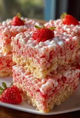 Strawberry Crunch Rice Krispie Treats