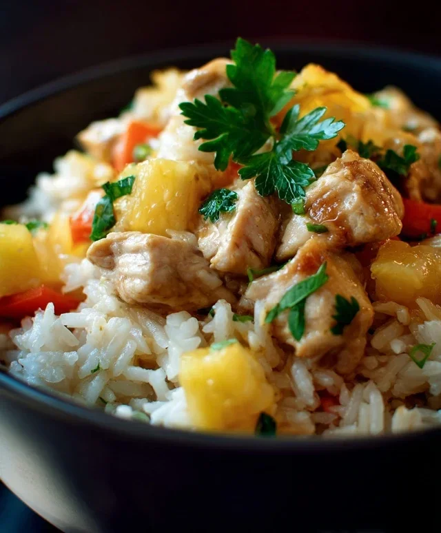 Pineapple Chicken and Rice
