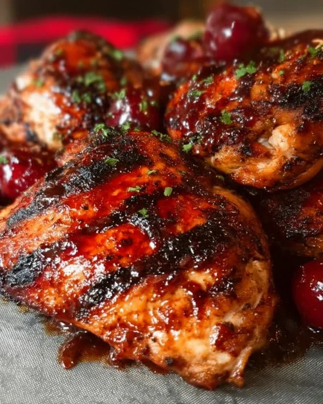 Cherry Dr. Pepper Grilled Chicken