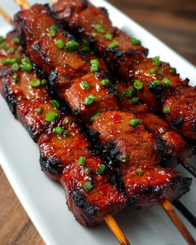 BBQ Chicken Skewer Salad