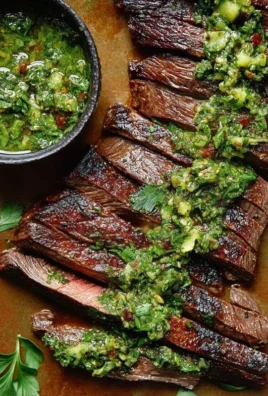 Skirt Steak Marinade Recipe with Chimichurri Recipe