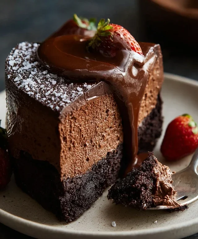 Vegan Chocolate Mousse Cake